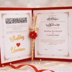 Customized Nikkah Booklet with Pen