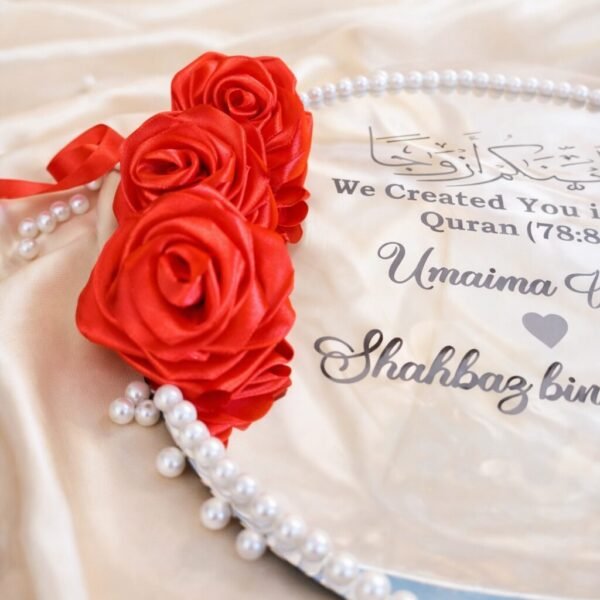 Customized Nikkah Tray