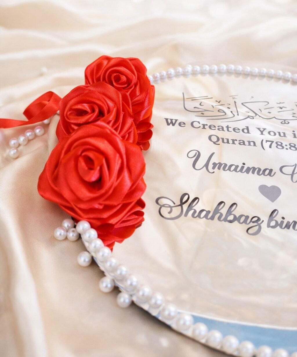 Customized Nikkah Tray
