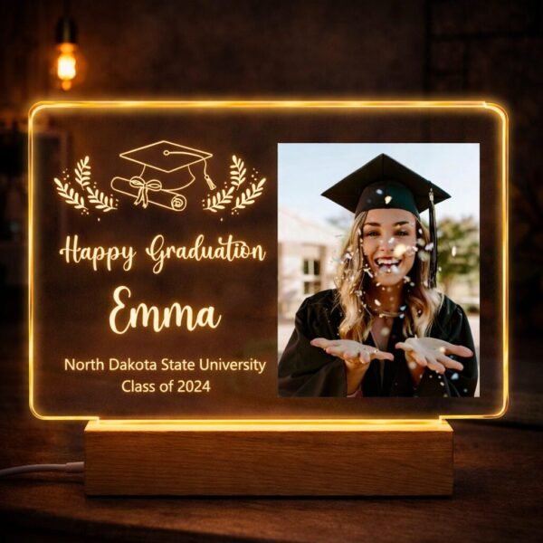 Graduation Acrylic Photo Lamp