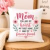 Mom Love Message Pillow