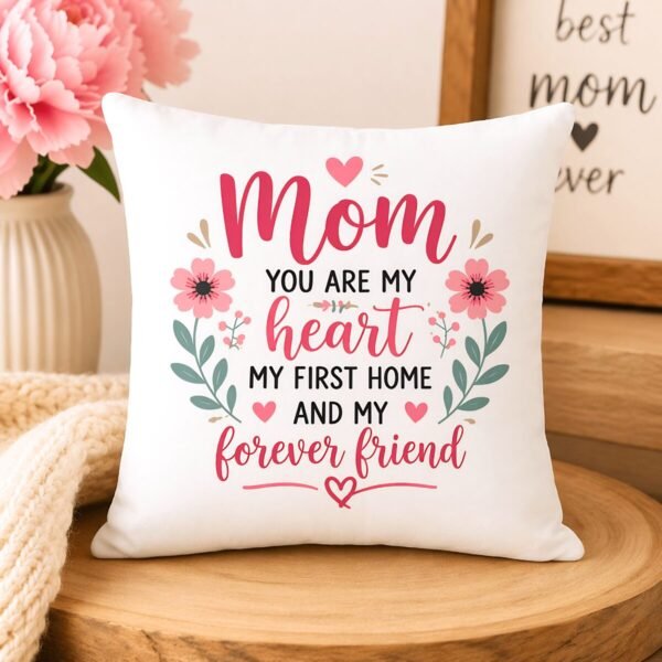Mom Love Message Pillow