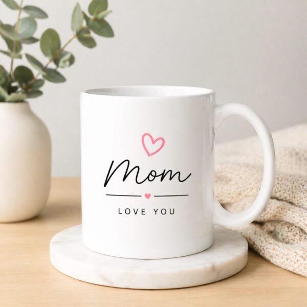 Mom Love Minimal Mug