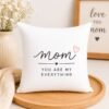 Mom Love Minimal Pillow