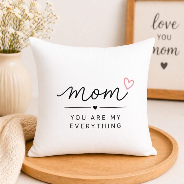 Mom Love Minimal Pillow