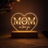 Mom Name Lamp with Kids Names