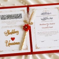 Nikkah Booklet with Qabool Hai Pen