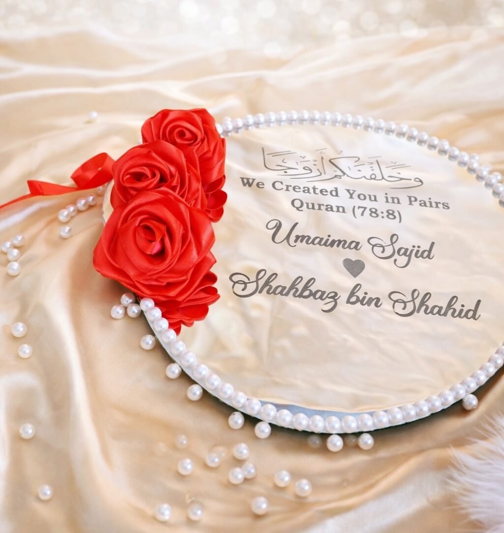 Personalized Nikkah Ceremony Tray