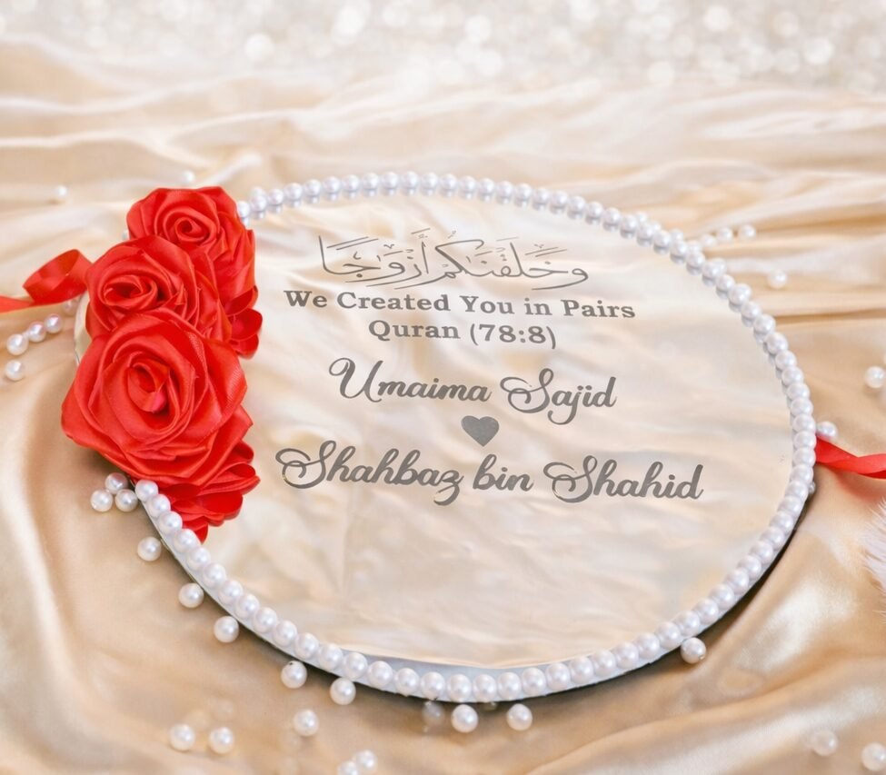 Personalized Nikkah Tray
