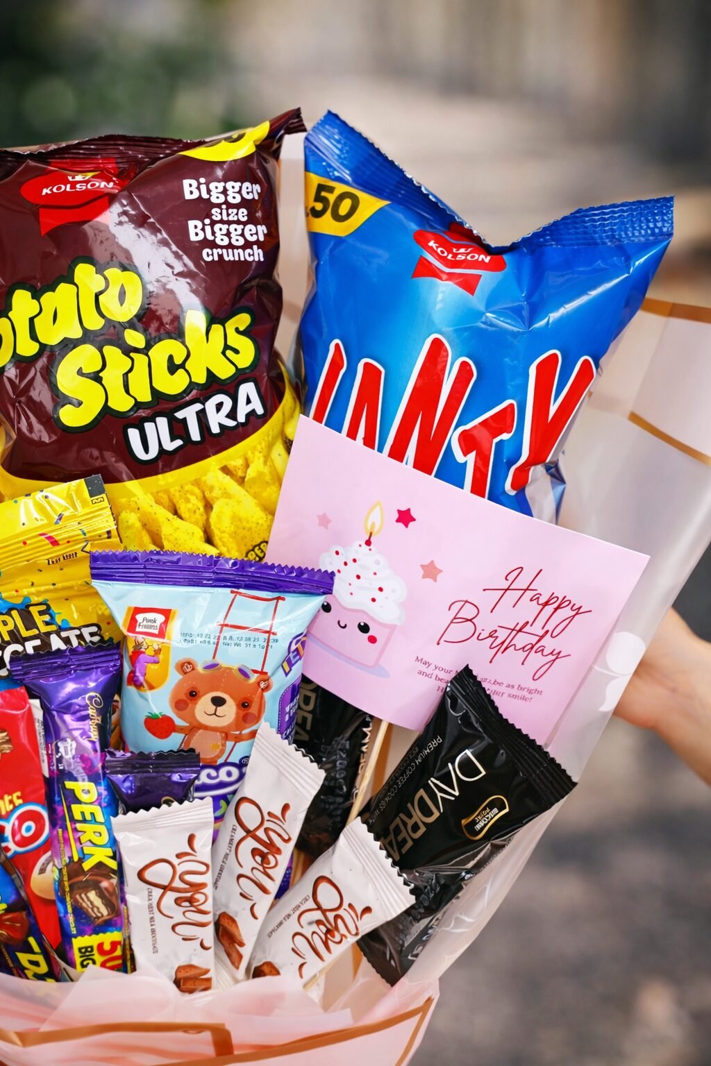 Snacks Birthday Gift Bouquet