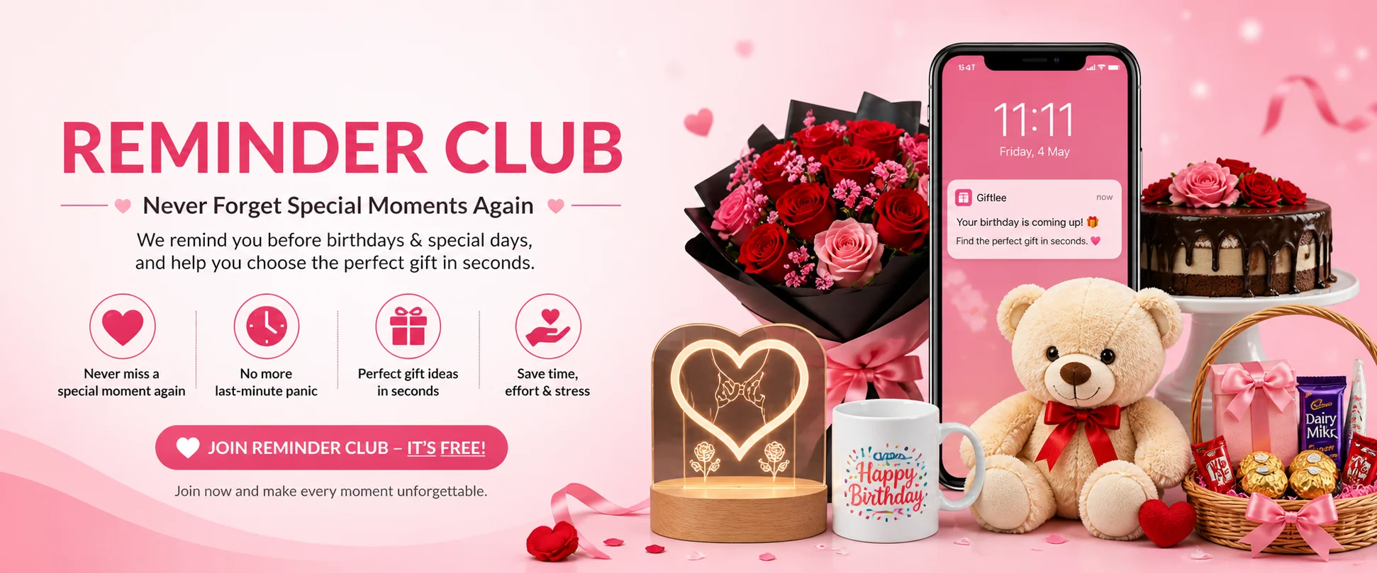 Giftlee Reminder Club