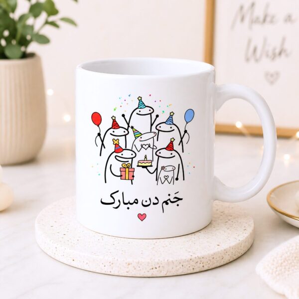 Birthday Celebration Character Mug Urdu