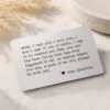 Customized Metal Wallet Card
