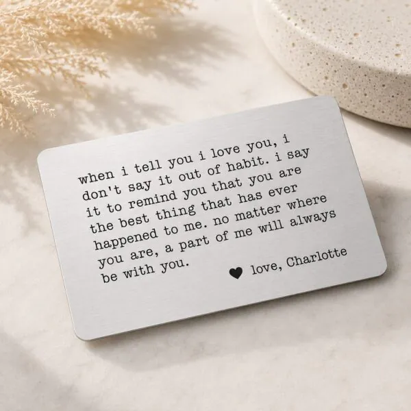 Customized Metal Wallet Card