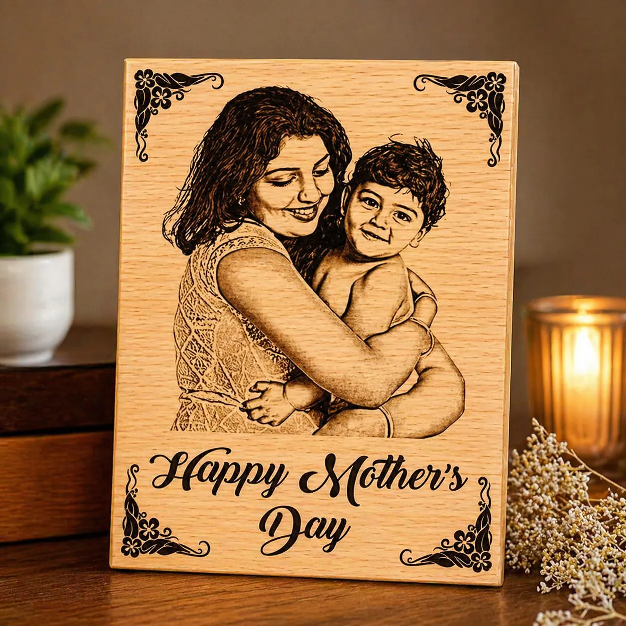 Mother's Day Wooden Frame