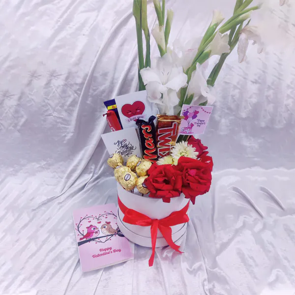 Elegant Floral Chocolate Gift Box