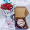 Love Blooms & Chocolate Cake Combo