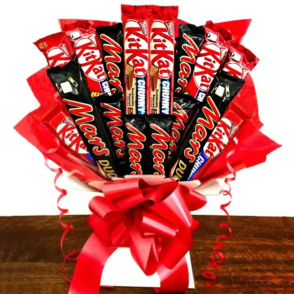 Mars & KitKat Chocolate Gift Box Bouquet