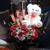 Teddy & Roses Chocolate Bouquet