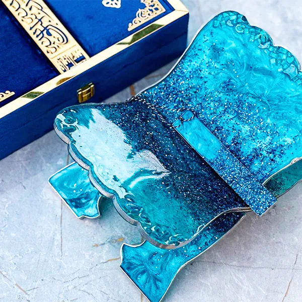 Blue Resin Quran Rehal 1