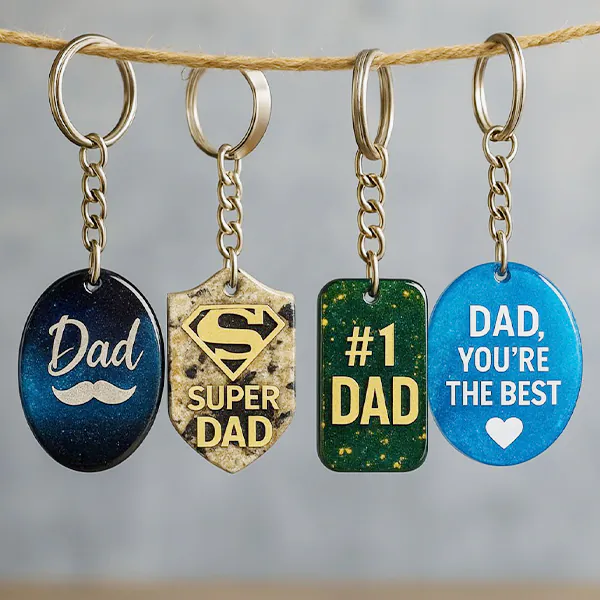 Father’s Day Resin Keychain Collection