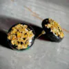Gold Leaf Studs