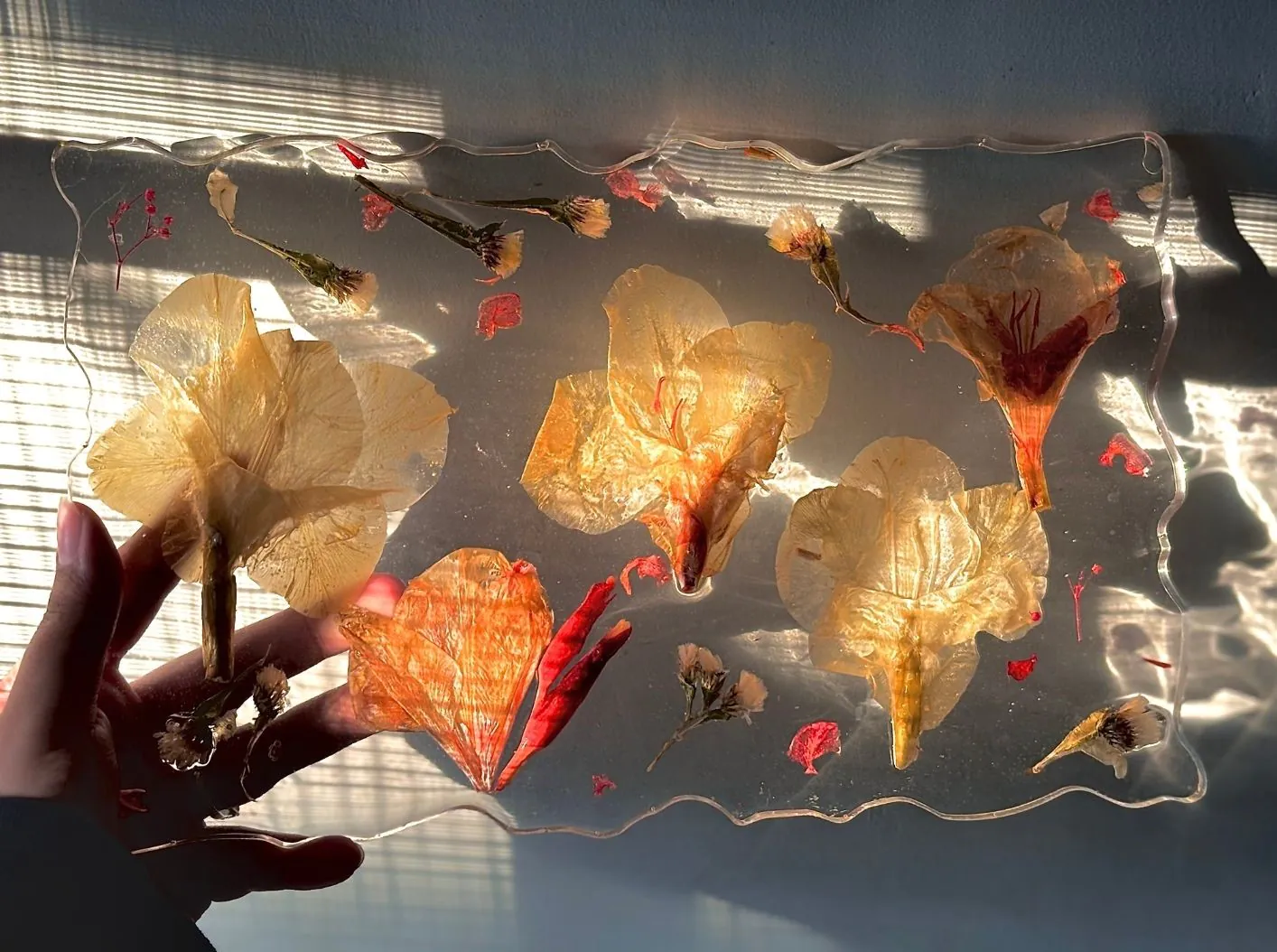 Golden Resin Art Frame