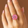 Initials Resin Ring