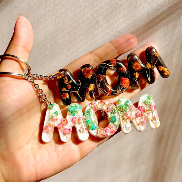 MOM Resin Keychain Colors