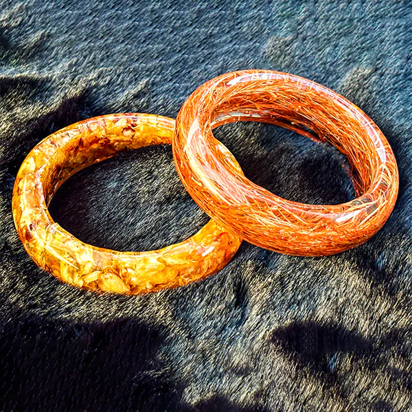 Sunset Resin Art Bangles