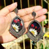 Vintage Resin Jhumka Earrings