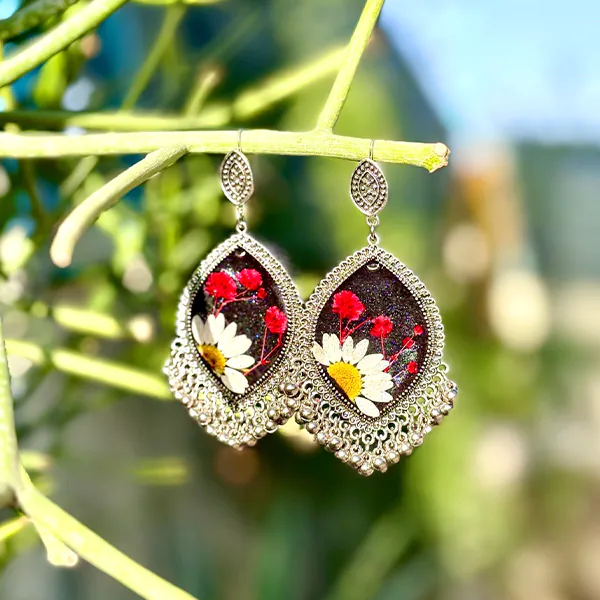 Vintage Resin Jhumka