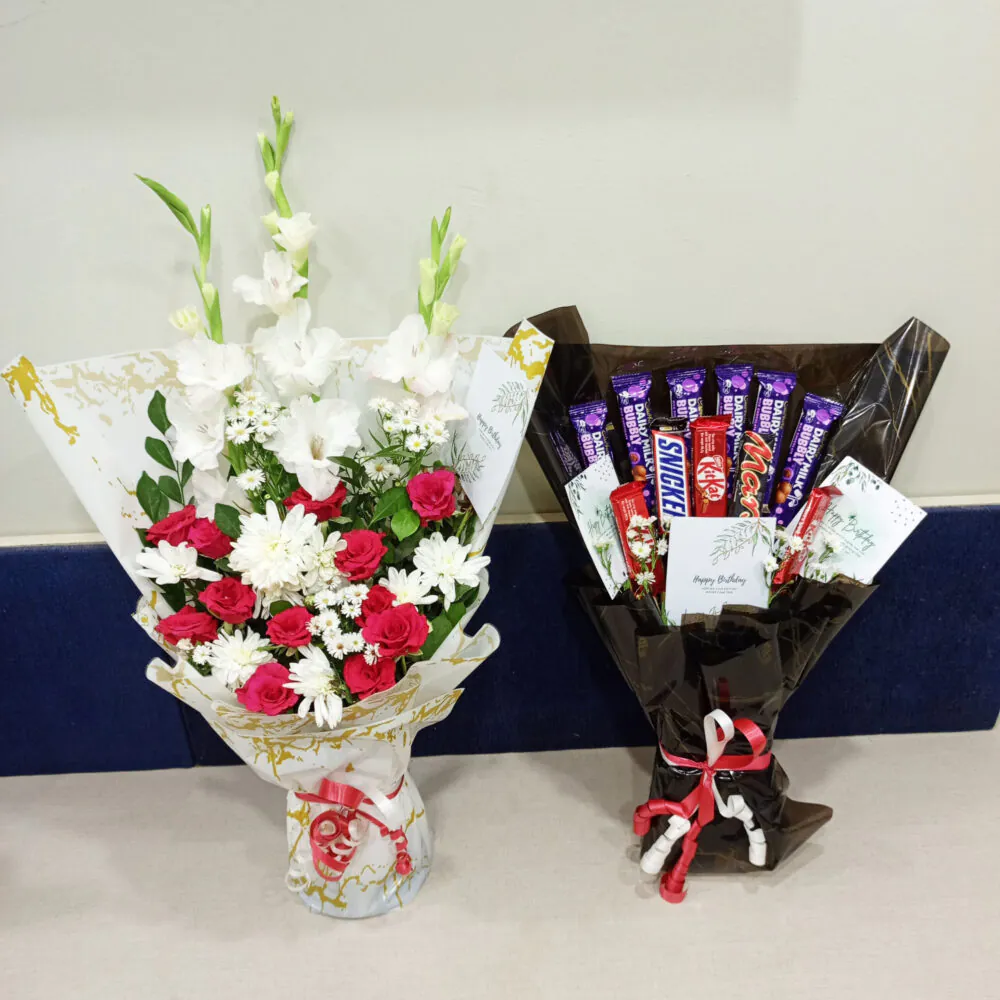 Floral & Choco Charm Set
