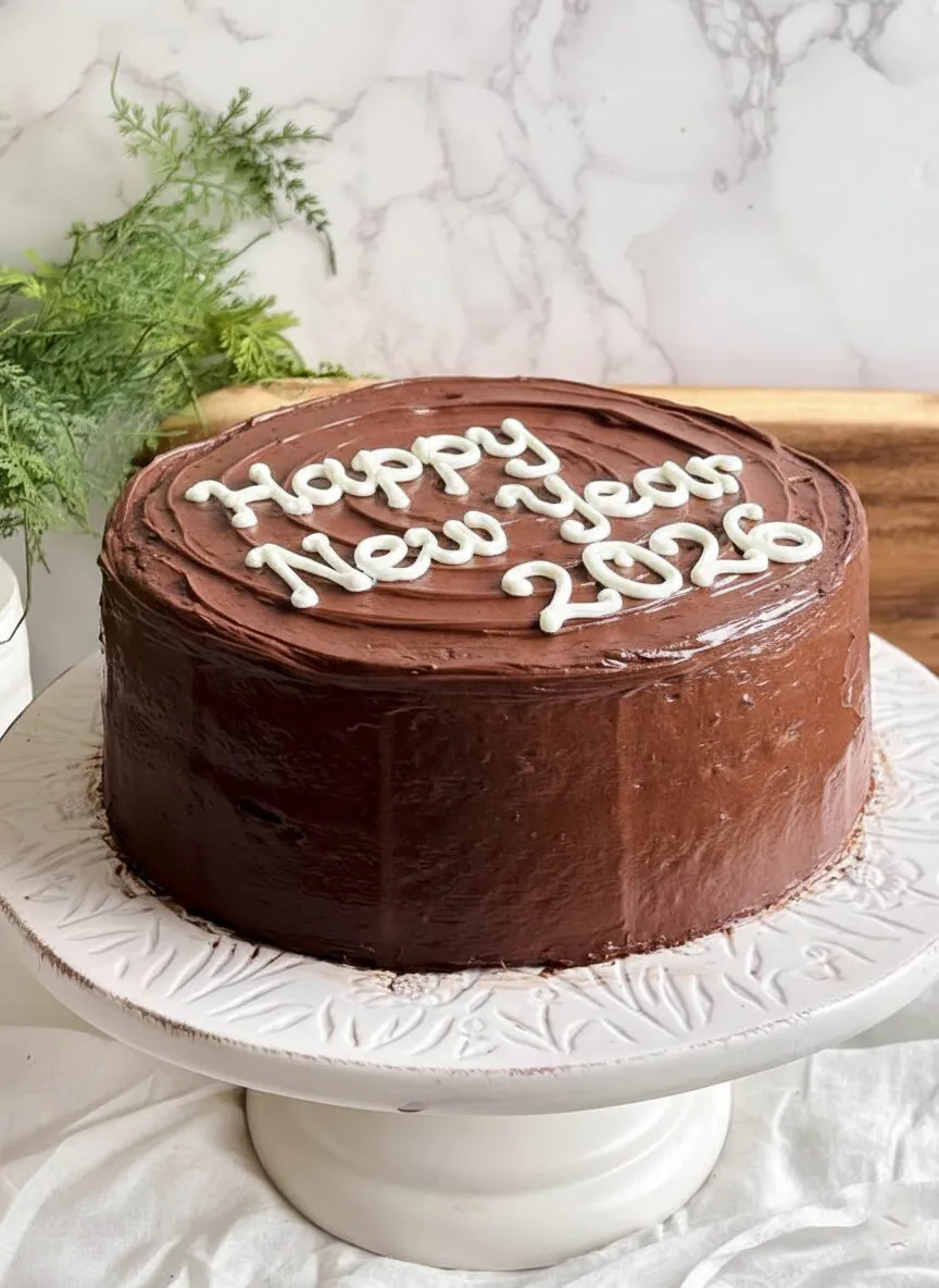 New Year Celebration Cake