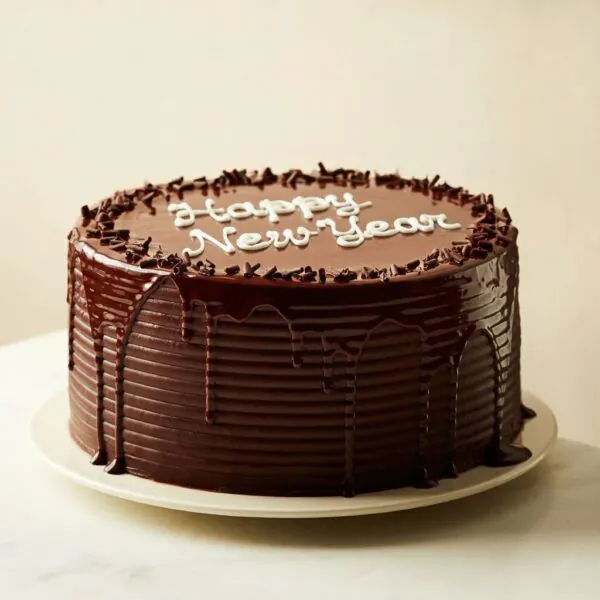 New Year Chocolate Cake