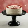 Red Velvet Valentine Cake