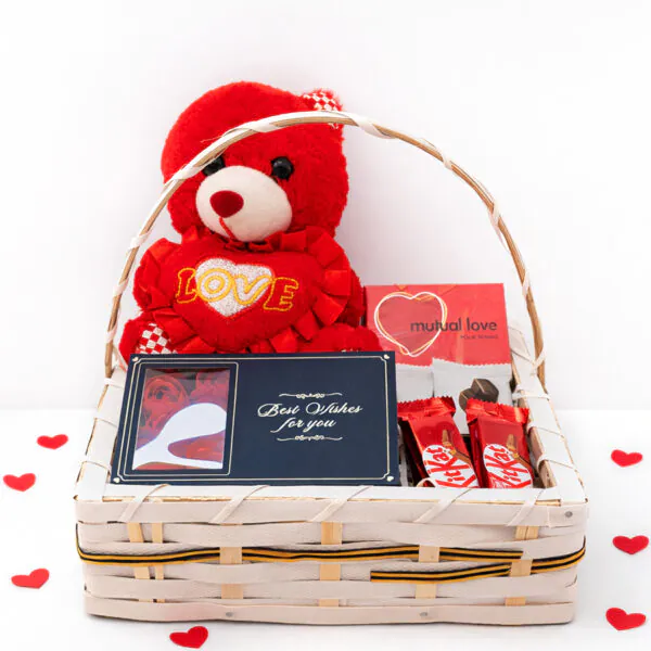 Cuddle of Love Gift Basket