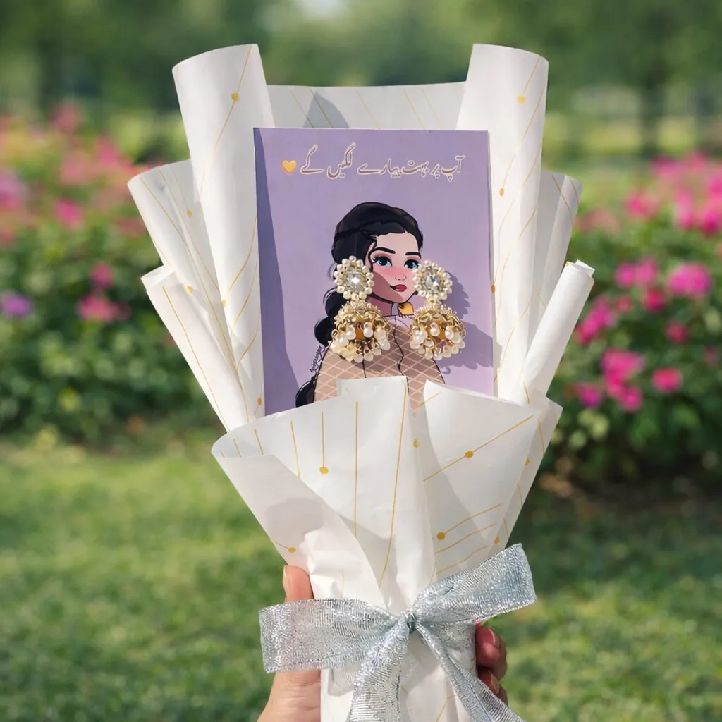 Eidi Jhumka Bouquet