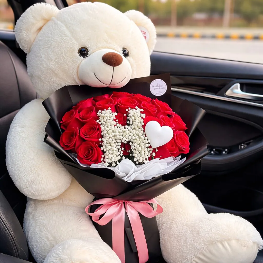Forever Initial Love Teddy Surprise