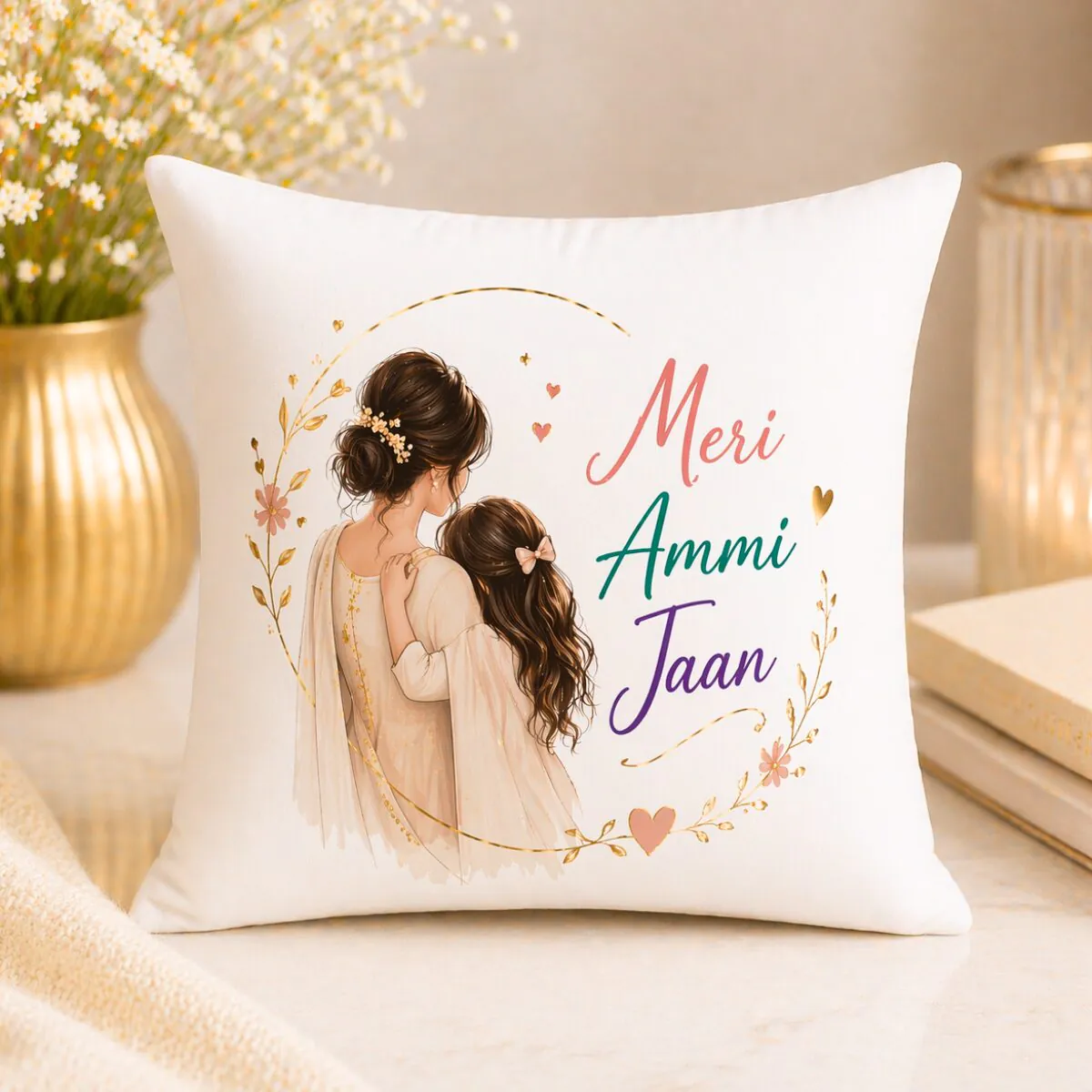 Meri Ammi Jaan Love Cushion Girl
