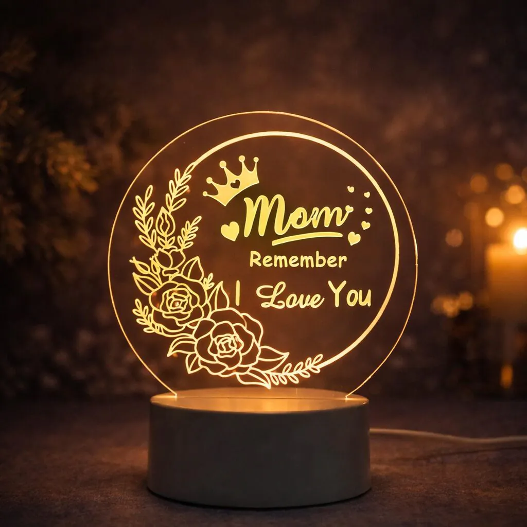 Mom Acrylic Lamp Gift