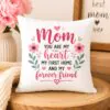 Mom Love Message Pillow