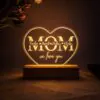 Mom Name Lamp with Kids Names