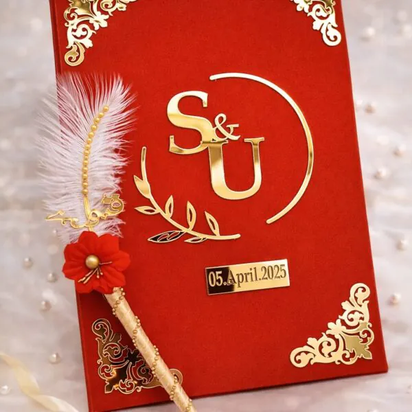 Nikkah Booklet with Pen