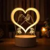 Pinky Promise Heart Lamp