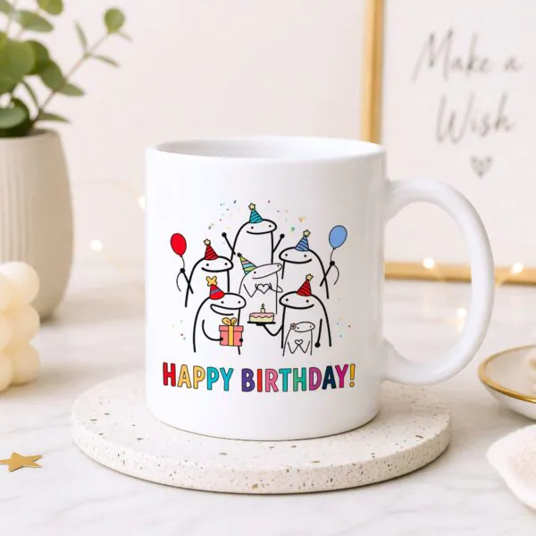 Birthday Celebration Character Mug English