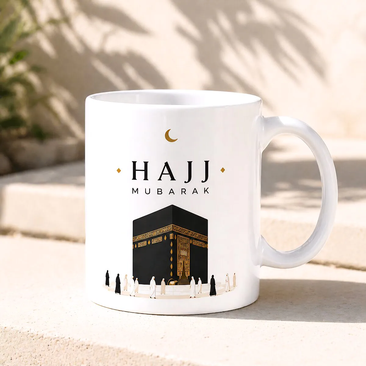 Hajj Mubarak Kaaba Mug
